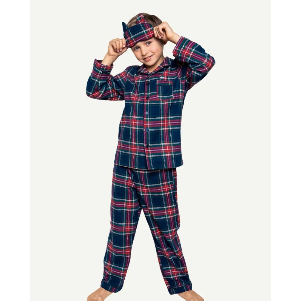 NWT Petite Plume | Kids Pajama‎ Set in Windsor Tartan Size 7